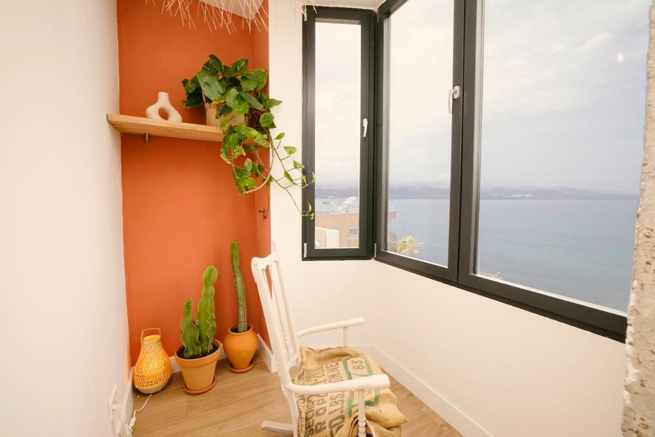 Oceanfront Las Canteras Casa Nidillos Las Palmas de Gran Canaria Dış mekan fotoğraf